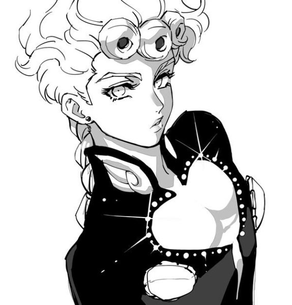 Джорно Джованна черно белый