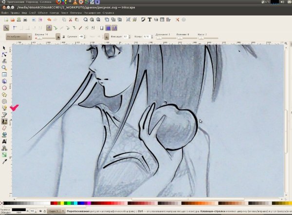 Рисунки чёрной ручкой