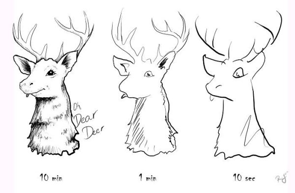 Легкий рисунок за 1 минуту