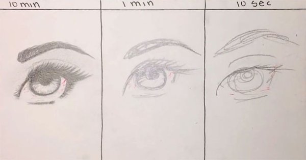 Что можно нарисовать за 1 минуту