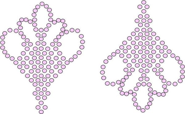 Простые узоры из бисера