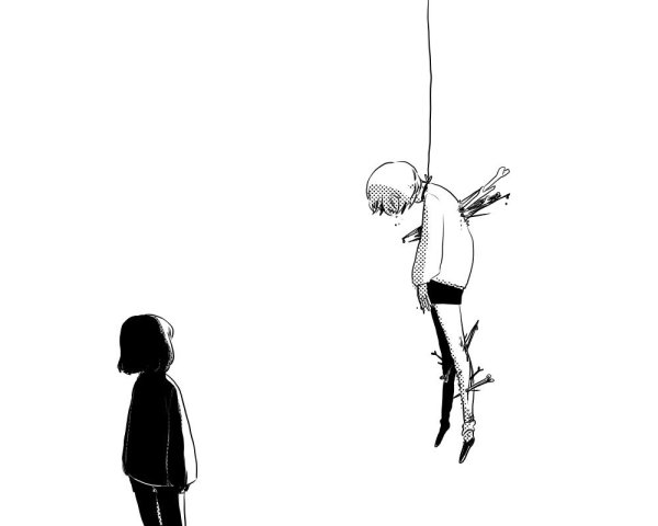 Грустные рисунки