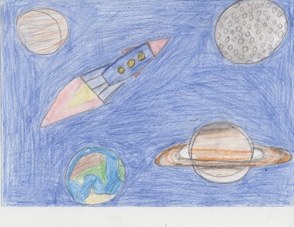 Рисунок на тему космос