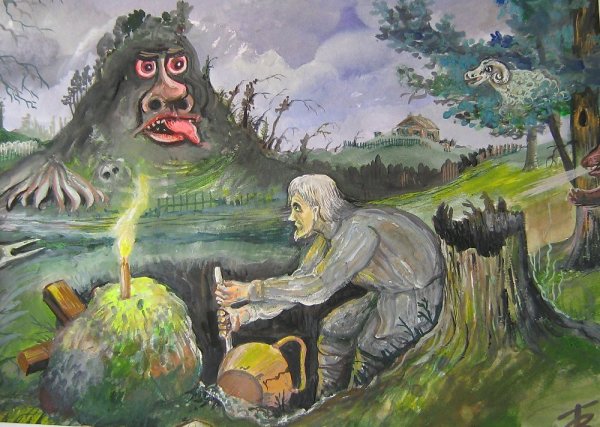 Произведение Гоголя Заколдованное место