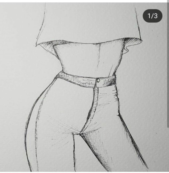 Женское тело рисунок