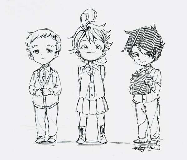 Аниме обещанный Неверленд