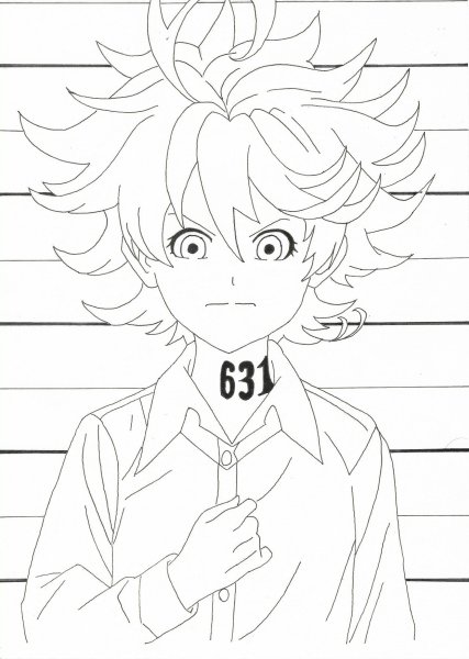 Эмма обещанный Неверленд раскраска