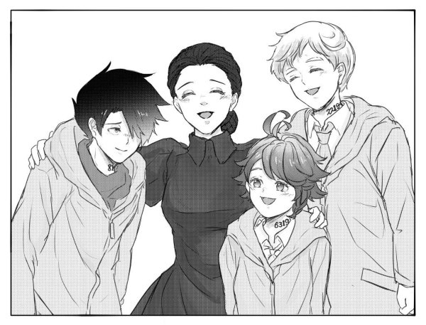 Эмма обещанный Неверленд черно белая