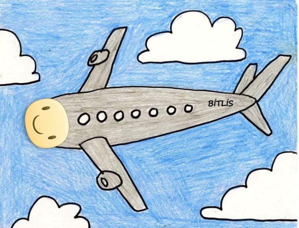 Рисование самолет