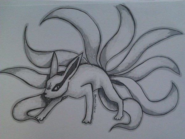 Курама для срисовки