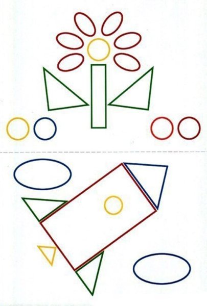 Рисунок из геометрических фигур