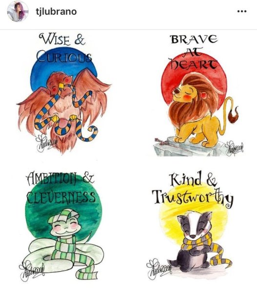 Чиби герои Гарри Поттера