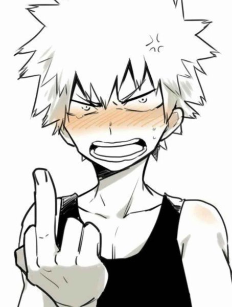 Бакуго Кацуки для срисовки