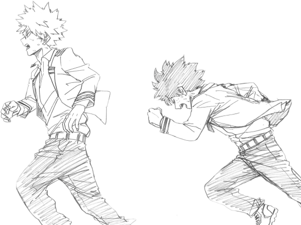 Моя геройская Академия Бакуго референс