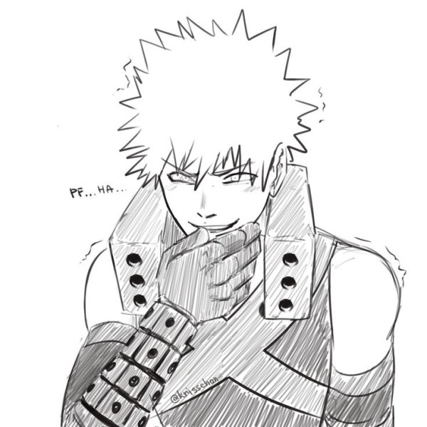 Бакуго Кацуки по клеточкам