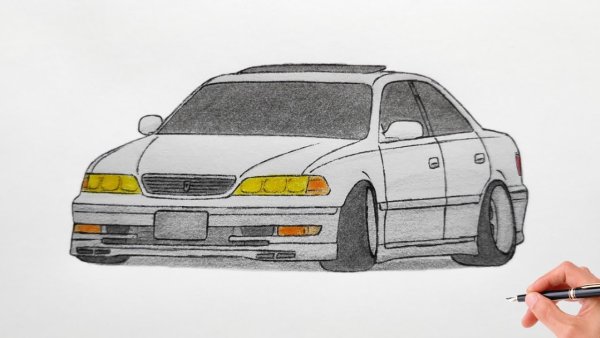 Тойота Марк 2 рисунок