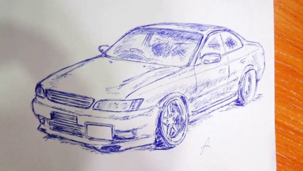 Toyota Mark 2 90 рисунок