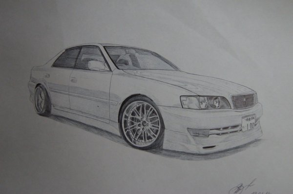 Toyota Chaser 100 рисунок