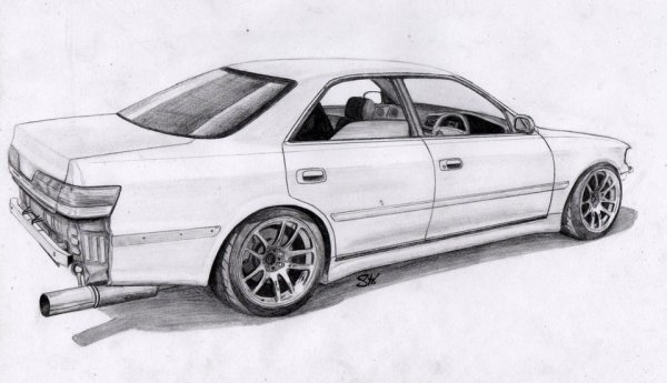 Тойота Марк 2 скетч