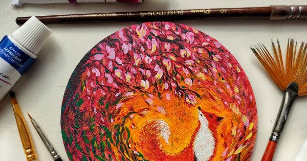 Мастер-класс по рисованию маслом на холсте