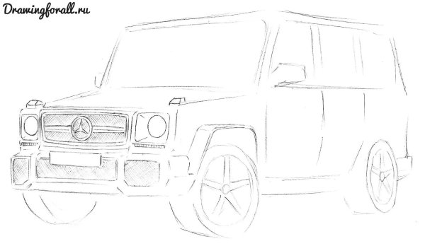 Гелик спереди срисовать