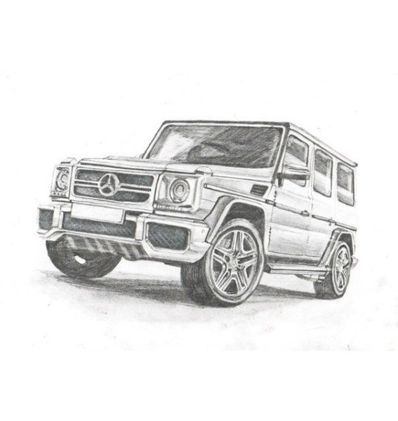 Mercedes g65 AMG чертежи