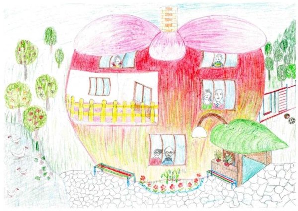 Рисунок на свободную тему дом