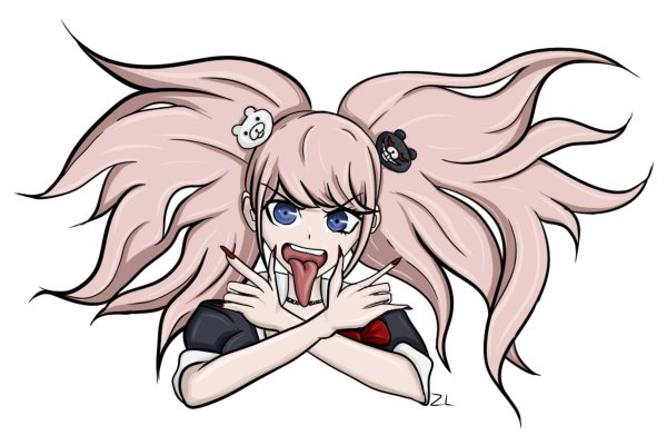 Наклейки Данганронпа Джунко