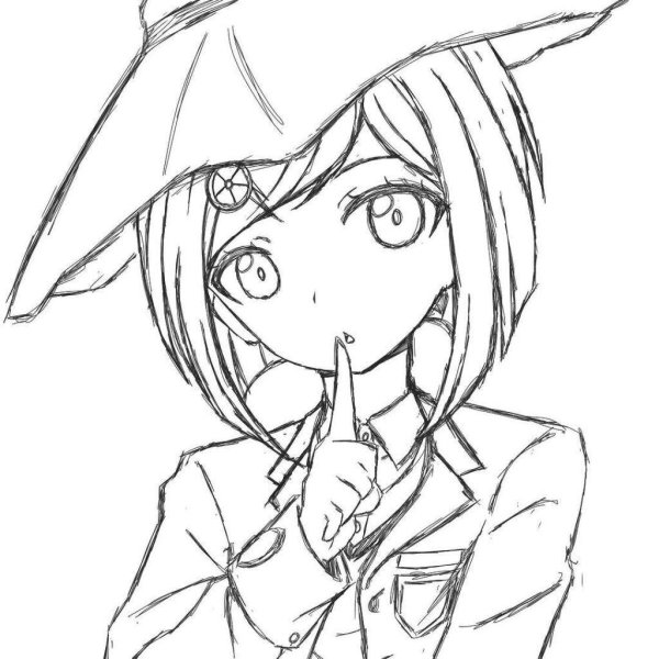 Раскраска Данганронпа Шуичи