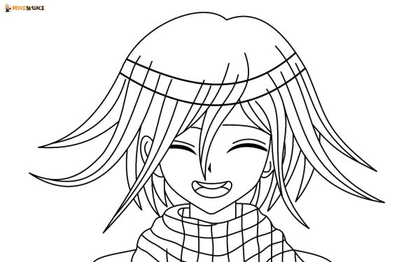 Раскраски Данганронпа Кокичи