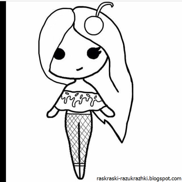 Раскраски для девочек для срисовки