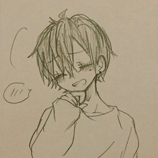 Рисунки для срисовки аниме парни