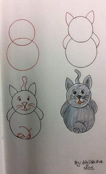 Рисование из цифр животных для детей