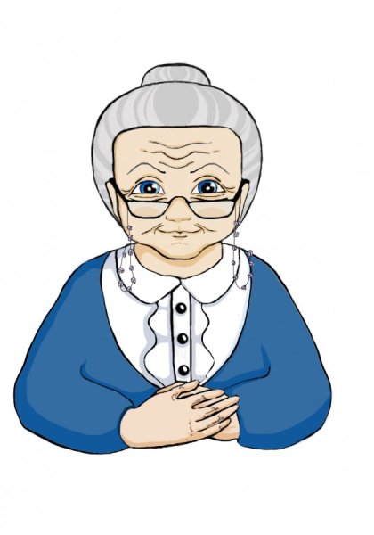 Бабушка рисунок