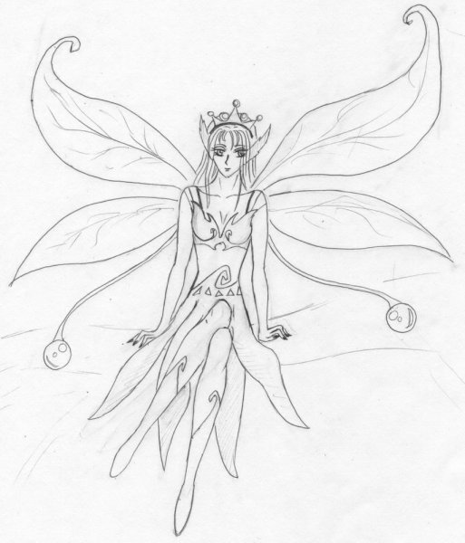 Рисунки эльфов для срисовки легкие