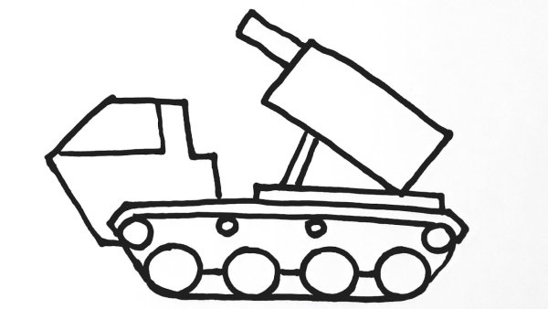 Рисунки танков ручкой