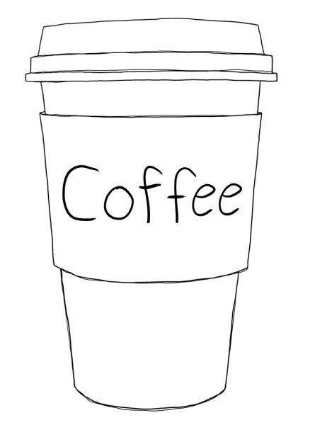 Стакан под кофе с надписями