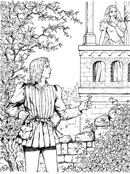 Ромео и Джульетта рисунок