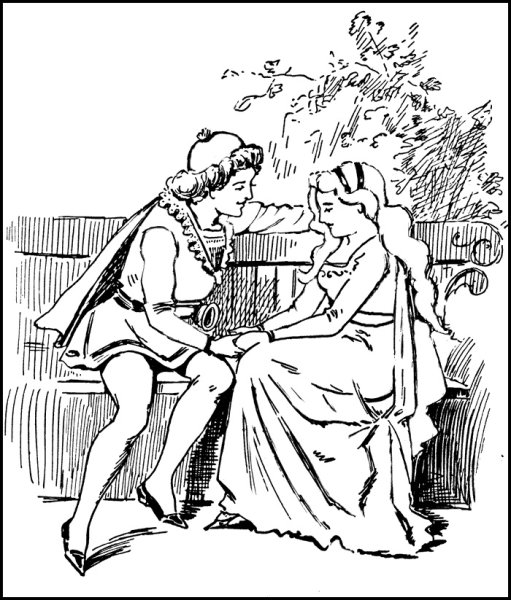 Ромео и Джульетта для раскрашивания