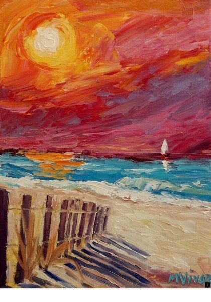 Леонид Афремов закат