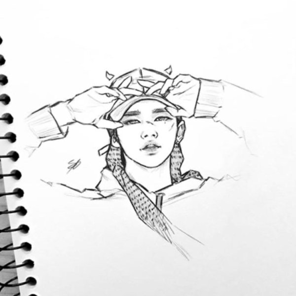 Stray Kids Минхо скетч