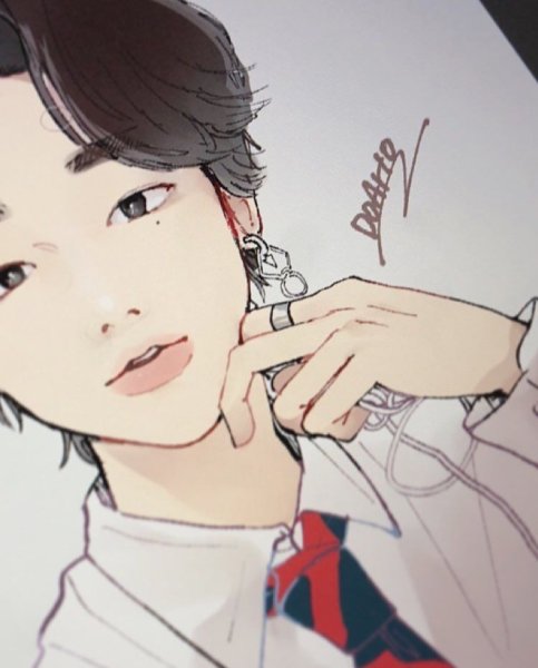 Хёнджин Stray Kids рисунки