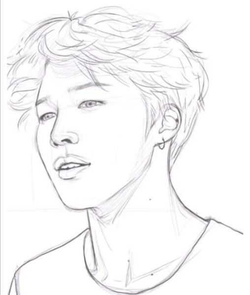 Раскраска БТС Чимин