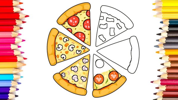 Пицца рисунок