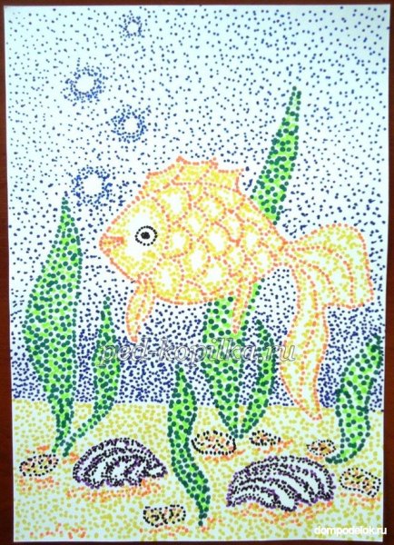 Пуантилизм для детей