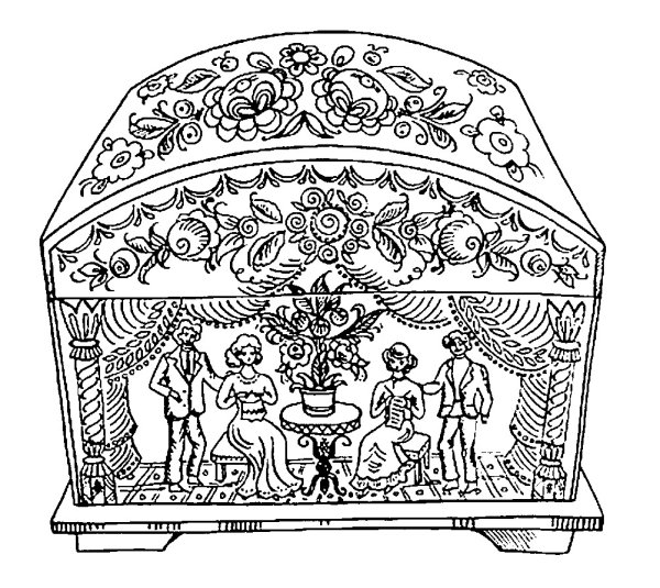 Городецкая роспись