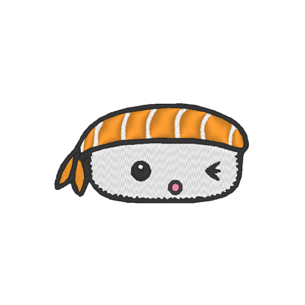 Кавайные наклейки суши