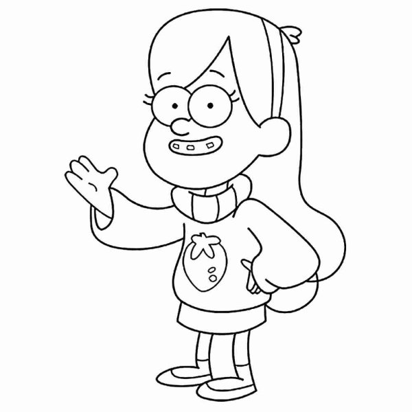 Гравити Фолз Мейбл нарисовать легко