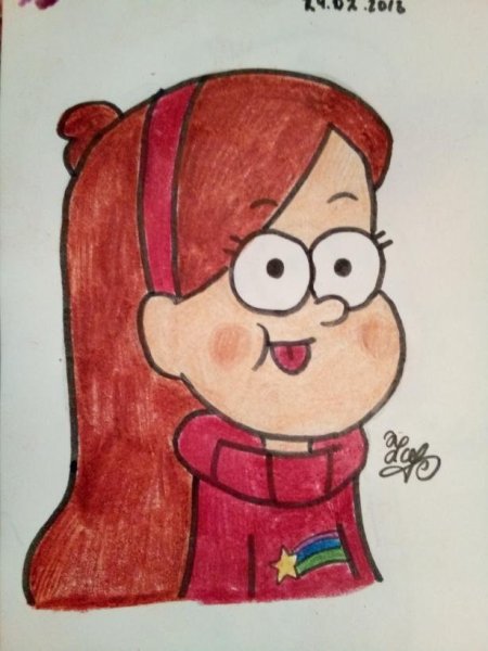 Раскраска Гравити Фолз Мэйбл