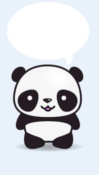 Лёгкие рисунки пандочки